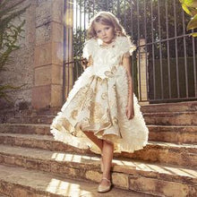 Load image into Gallery viewer, White And Gold Dress
