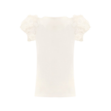 Load image into Gallery viewer, White Top With Flowers
