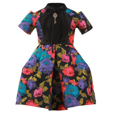 Load image into Gallery viewer, Black Colorful Dress
