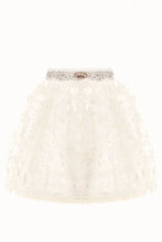 Load image into Gallery viewer, White Skirt With Flowers
