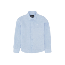 Load image into Gallery viewer, Pure Linen Shirt With Embroidered Logo
