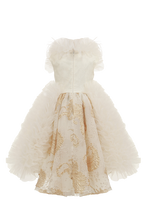 Load image into Gallery viewer, White And Gold Dress
