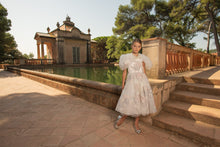 Load image into Gallery viewer, White Dress Organza With Organza Sleeves
