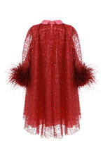 Load image into Gallery viewer, Red Dress With Sequins
