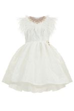 Load image into Gallery viewer, Baby White Dress With Collar
