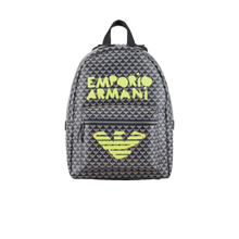Load image into Gallery viewer, Backpack With Monogram Print - Blue
